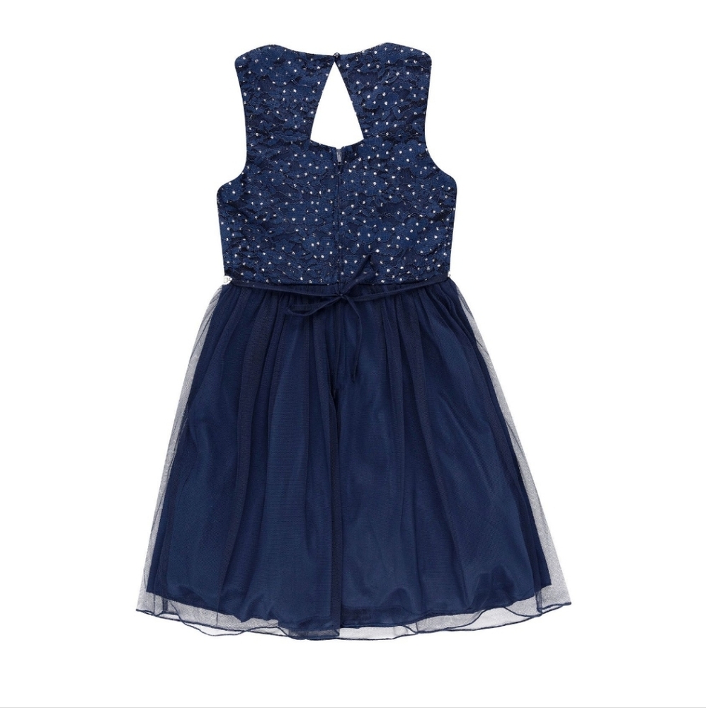 Speechless Kids Dress. Size 14.5. Navy. - Picture 2 of 14